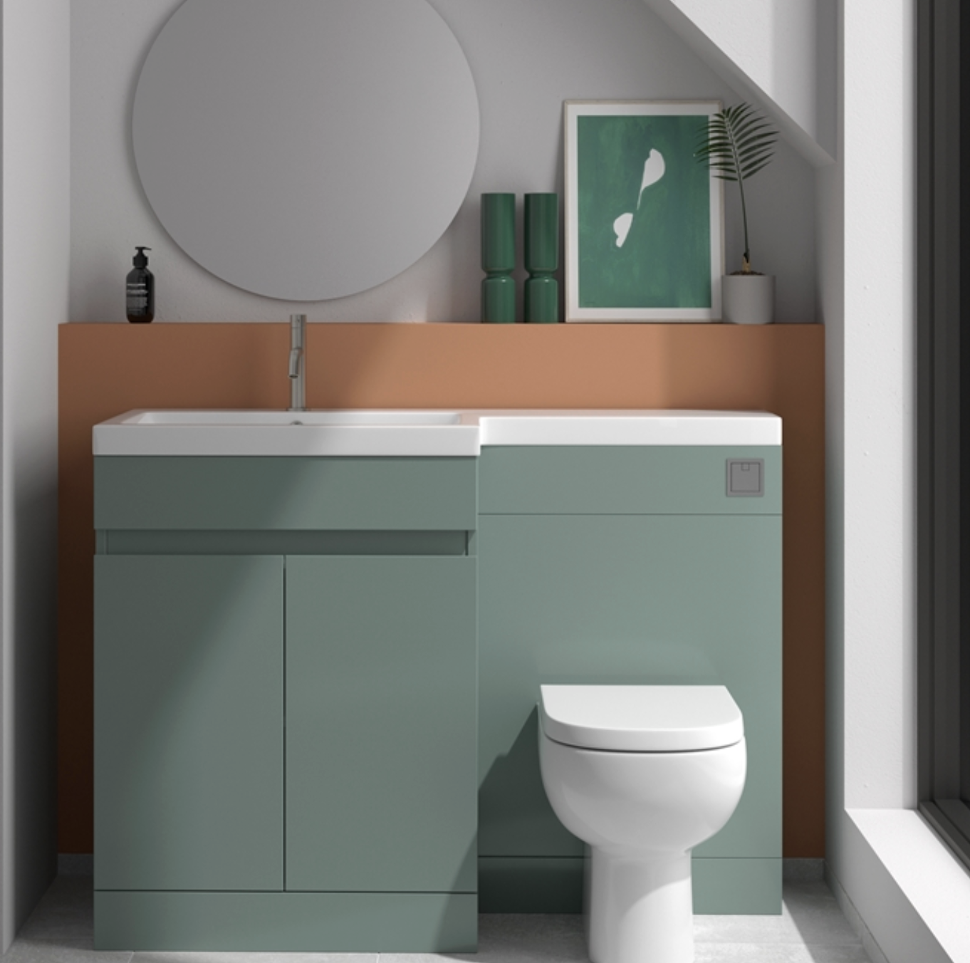 Dylan Combination Unit - £619.99 cloakroom product